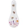 Set of 2 x Melamine Plastic Tea/Table Spoon Rests - Bumble Bee Floral Pattern