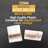 McJ Tools Pistol Brass Core Bronze Bore Brush (10pack 45 Cal BrassCore)