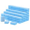 100 Pcs Mini Nail Buffer Blocks 180/100 Grit Sandwich Nail Buffer Washable for Nail Care(Blue)