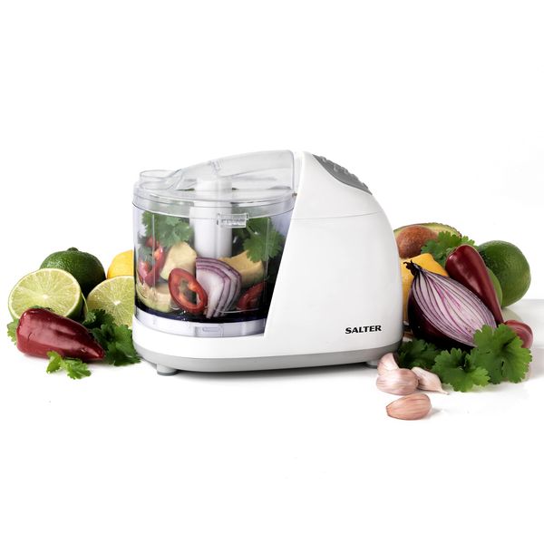 Salter EK2182 Mini Kitchen Chopper, 150 W, White
