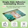Koala Self-Adhesive Laminating Sheets 9"x12" Clear Cold Laminating Sheets 5PK
