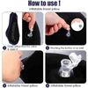 Inflatable pillow, wedge-shaped pillow, waist cushion, fixed body position