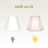 Royal Designs "Hexagon Basic Lamp Shade, White, 9"" x 18"" x 13""" (BS-733-18WH)