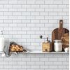 RoomMates StickTILES™ White Subway Peel Stick Tile Backsplashes Water Resistant