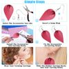 Anezus 720Pcs Earring Making Kit with Hypoallergenic Earring Hooks, Backs and Jump Rings