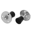 Sourcingmap Wall Protector Skirting Board Mounted Stop Door Stopper Buffer 50mm Height 2pcs
