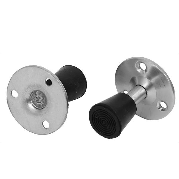 Sourcingmap Wall Protector Skirting Board Mounted Stop Door Stopper Buffer 50mm Height 2pcs