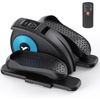 MERACH Compact Under Desk Elliptical Machine Adjustable Speed Quiet Operation