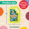 Colorful Bubble Solution Refill 32 OZ | Non-Toxic Pre-Mix Bubble Refill Solution No Mixing or Measuring Required | Bubbles for Kids | Bubbles Bulk | Bubble Machine Solution | Giant Bubble Solution