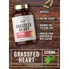 Grass Fed Beef Heart 3200mg | 200 Capsules | Desiccated Pasture Raised Bovine Supplement | Non-GMO, Gluten Free | by Herbage Farmstead