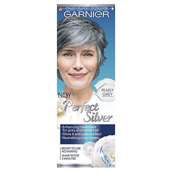 Garnier Perfect Silver Grey Hair Neutralising Cream, Grey