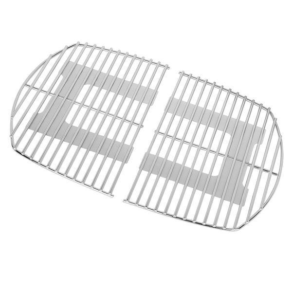 Stanbroil Stainless Steel Grill Cooking Grates for Weber Q200, Q220, Q2000, Q2200, Q2400 Series Gas Grill, Replacement Parts for Weber 7645