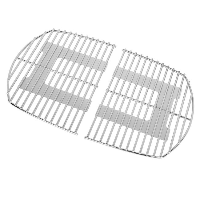 Stanbroil Stainless Steel Grill Cooking Grates for Weber Q200, Q220, Q2000, Q2200, Q2400 Series Gas Grill, Replacement Parts for Weber 7645