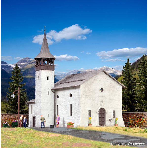 H0 St. Antonius chapel in Saas-Grund