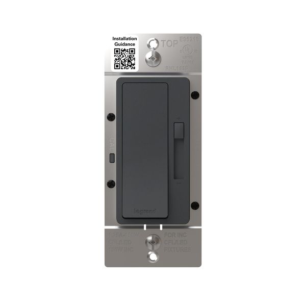 Legrand Radiant 150-Watt Single-Pole/3-Way LED Advanced Dimmer, Graphite