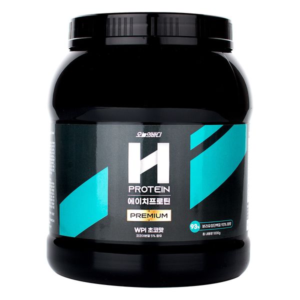 Today's Body Protein Supplement H Protein WPI 93% Choco/Cocoa/Strawberry Flavor Whey Protein 1000g, 1 pc