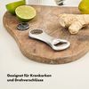 OXO Flaschenöffner aus Stahldruckguss, Silber
