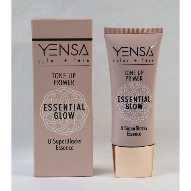 YENSA Tone Up Primer Essential Glow 8 Superblacks Essence 1oz/30mL FULL SZ NIB