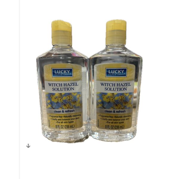 LUCKY SUPER SOFT Witch Hazel Solution, Clear