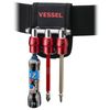 Vessel QB-10B3K Quick Catcher 3 Row Holder, Black