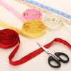 sourcing map 8 Yard Snap Button Tape, Polyester Plastic Snap Button Trim, Sewing Press Stud Ribbon Replacement for DIY Craft Clothes Fabric Sewing, Light Brown