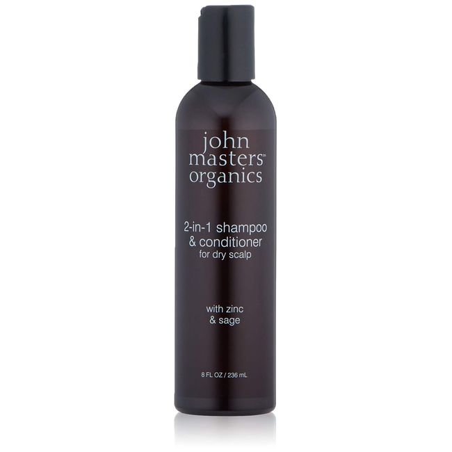 JOHN MASTERS Zinc & Sage Scalp Conditioning Shampoo, 8 FZ