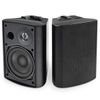 Herdio 400W 6.5" Outdoor Wall Mount Speakers W/ Bluetooth Amplifier Weatherproof