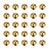 sourcing map 12pcs 10mm Precision Solid Brass Bearing Balls for Bearings Valves Decoration