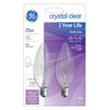 Light Bulb, Candelabra, Clear, 25-Watt, 2-Pk.