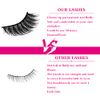 False Eyelashes 3D Faux Mink Fake Eyelashes Handmade by FADVAN Dramatic Thick Crossed Cluster False Eyelashes (5 Pairs)