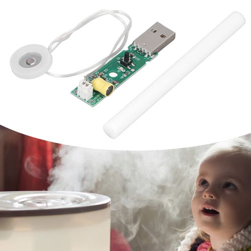 Mist Maker Humidifier,Atomization Module with Switch Control Timing Shutdown Humidifier DIY Mist Atomizer USB Board Atomization Modules 740 Holes 5μm Microporous Atomization Disc