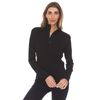 Minus33 Merino Wool Sequoia Women's Midweight 1/4 Zip Black Medium