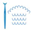 1 Piece Reusable Dental Floss Holder Handle +100 Pieces Replacement Floss Heads Teeth Stick Toothpicks Floss to Clean Between The Tooth