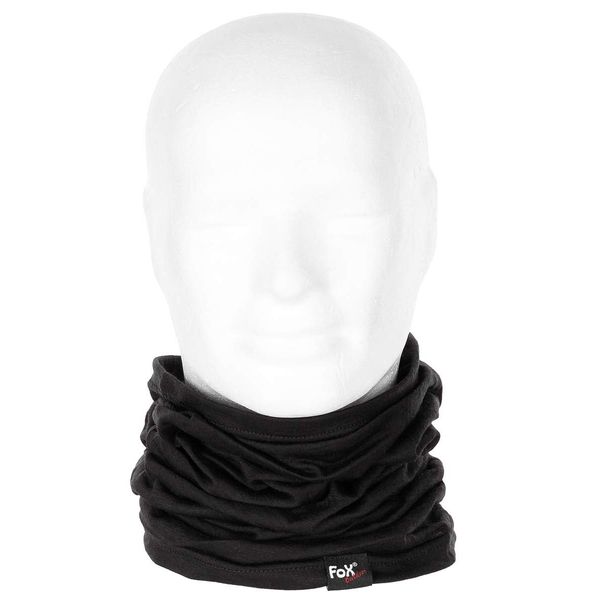 Fox Outdoor Merino Lite Round Scarf (Black)