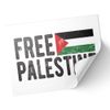 20 X Free Palestine Flag Sticker - Rectangle Event 8.5 x 5.5cm