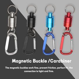 Magnetic Keychain Quick Disconnect with Carabiner