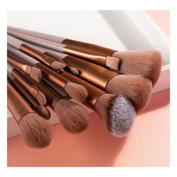 ZBJBinCH Face Powder Brush Plastic Handle Cosmetic Brushes Kit Multifunctional Beauty Tool Set for Professional Makeup Artist