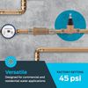 EB45 Sharkbite Pressure Regulating Valve, Direct, 3/4 Inch Push to Connect, Poly