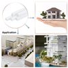 sourcing map 25pcs Plastic Model Tube ABS Square Tube 2x2x250mm White Easy Processing for Architectural Model Making DIY