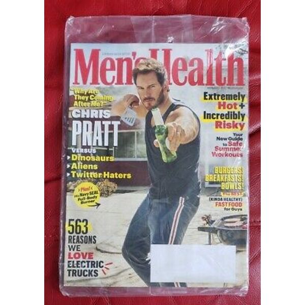 Men's Health Magazine July/August 2022* CHRIS PRATT on Cover * Sealed!