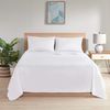 Ray Bedding Flat Sheet 100% Egyptian Cotton Bed Sheets Small Double 400 Thread Count Small Double Bed Sheet Soft, Breathable, Machine Washable Luxury Flat Sheets Small Double