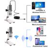 Cainda 4K 3840x2160p WiFi Digital Microscope Camera with Adjustable Metal Stand, Wireless Portable Microscope for iPhone Android Phone and Windows Mac PC