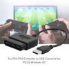 Socobeta PS1 PS2 to PC USB 2.0 Controller Adapter Converter USB Adapter Converter Compatible with PS1/2 Controller