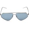 Emporio Armani EA2126 Sunglasses, silver / light blue lens