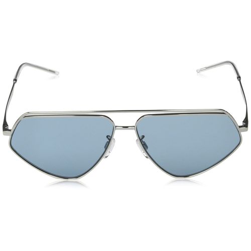 Emporio Armani EA2126 Sunglasses, silver / light blue lens