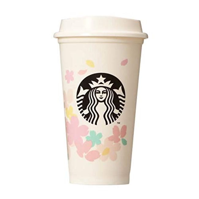 Starbucks Sakura 2020 Reusable Cup, 16.6 fl oz (473 ml), Starbucks Sakura, Polypropylene