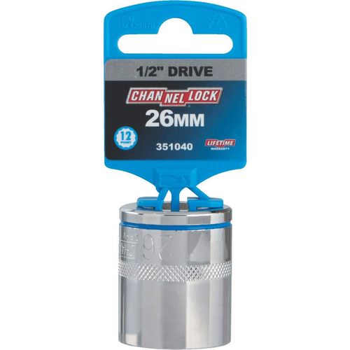 CHANNELLOCK Drive Shallow Metric Socket (351040)