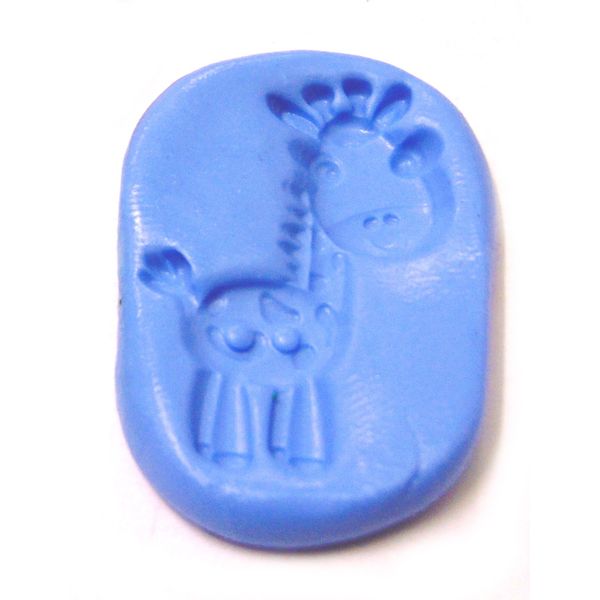 Tumdee Miniatures Dolls House Miniature Giraffe Button Silicone Mould
