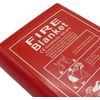 2 X FIRE BLANKET HOME SAFETY 1M X1M QUICK RELEASE PROTECTION KITCHEN OFFICE CASE