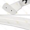 57" UNIVERSAL PAINTED WHITE DRAGON-3 STYLE ABS GT TRUNK ADJUSTABLE SPOILER WING